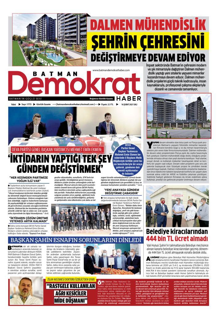 Batman Demokrat Haber